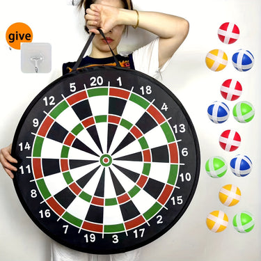 Dartspel | Diversión para todos - Gran diana de tela para interior y exterior
